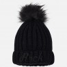 Mayoral 10511-37 Dívčí klobouk barva černá