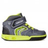 Geox Chlapčenské boty barva celadon / šedá J8447B-05414