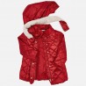 Mayoral 4424-33 Prošívaná dívčí bunda červená barva