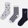 Mayoral 10470-25 ponožky pro chlapce lyže barvy mlha