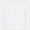 Mayoral 3015-64 Dívčí tričko bílé barvy
