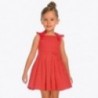 Mayoral 3917-42 Dívčí šaty Červená barva