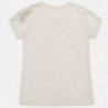Mayoral 6008-10 Dívčí tričko krémová barva