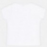 Mayoral 6020-58 Dívčí tričko bílé barvy