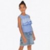 Mayoral 6903-91 Dívčí džínová sukně barva tmavě modrá