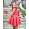 Abel & Lula 5035-2 Dívčí šaty červená barva