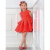 Abel & Lula 5035-2 Dívčí šaty červená barva