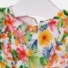Mayoral 1940-6 Dívčí šaty geranium barva