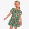 Mayoral 3952-33 Dívčí šaty zelené barvy