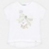 Mayoral 6004-10 Dívčí tričko barva bílá