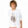 Mayoral 6036-59 Chlapčenské tričko bílé barvy