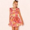 Mayoral 6925-25 Dívčí šaty korálové barvy