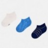 Mayoral 10527-15 Sada ponožek chlapectví barva modrý