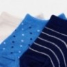 Mayoral 10527-15 Sada ponožek chlapectví barva modrý