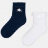 Mayoral 10576-88 Sada ponožek dívky barva granát