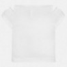 Mayoral 1007-54 Dívčí tričko bílá a béžová