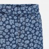 Mayoral 3527-79 Spodnie długie jeans nadruk kolor Kwiatuszki