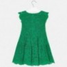 Mayoral 3934-76 Dívčí zelené šaty