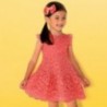 Mayoral 3934-78 Dívčí korálové šaty