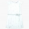 Boboli šifónové šaty pro dívky bílé 727556-9091