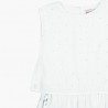 Boboli šifónové šaty pro dívky bílé 727590-1100