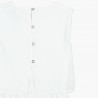 Boboli šifónové šaty pro dívky bílé 727590-1100