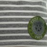 Krochetta chlapecká čepice v šedých pruzích 89-462