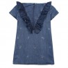 Boboli šaty pro dívky modrá 437071-BLUE