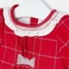 Mayoral 2854-15 Dívčí šaty kostkovaná červená