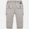 Mayoral 2572-91 Kalhoty pro chlapce s patche šedá