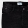 Mayoral 80-18 Dívčí dlouhé kalhoty černé džíny