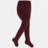 Mayoral 10491-50 Dívčí burgundské punčochové kalhoty