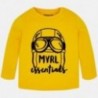 Mayoral 108-14 Pánské tričko s dlouhými rukávy, žluté