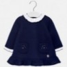 Mayoral 2940-18 Dívčí šaty s volánky tmavě modrá