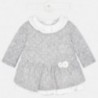 Mayoral 2836-42 Pletené šaty s kapelou holčičí šedá