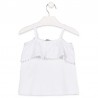 Losan Dívčí tričko na popruzích bílá 916-1014AA-642