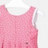 Mayoral 3932-15 Šaty pro dívku v růžové puntičce