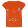 Bavlněná dívčí halenka oranžová Tuc Tuc 49857-10