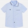 Mayoral 3129-67 Chlapecká košile hladký modrá barva