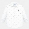 Košile s dlouhým rukávem ve vzorcích chlapce Mayoral 2115-41