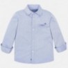 Košile s dlouhým rukávem ve vzorcích elegantní chlapec Mayoral 4125-40