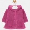 Kabát svetr s kapucí pro dívku Mayoral 2304-60 Malina