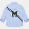 Košile s dlouhým rukávem s aplikacemi chlapec Mayoral 4120-82 Modrá