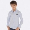 Košile s dlouhými rukávy chlapec Mayoral 7121-52 Modrá