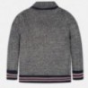 Teplý svetr s límcem šálu pro chlapce Mayoral 7310-38 Granat