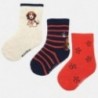Sada 3 ponožek pro chlapce Mayoral 10633-95 Dýně