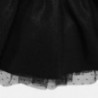 Glamour semišová sukně pro dívky Mayoral 4904-55 Černá