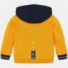 Mikina bavlna sportovní s kapucí pro chlapce Mayoral 4455-20 Karamel
