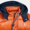 Bunda na zimu s odnímatelnou kapucí pro chlapce Mayoral 4442-68 Hlína