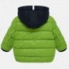 Prošívaná zimní bunda s kapucí pro chlapce Mayoral 2448-84 Pistachio